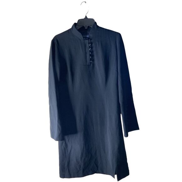 Vintage Tristan & Iseut Dress Women's Button Front Long Sleeve Size Medium - Picture 3 of 7